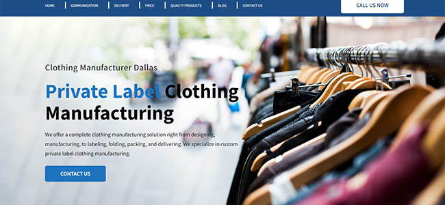 Clothing Manufacturer Dallas