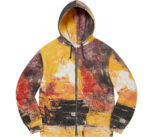 custom graphic zip up hoodie