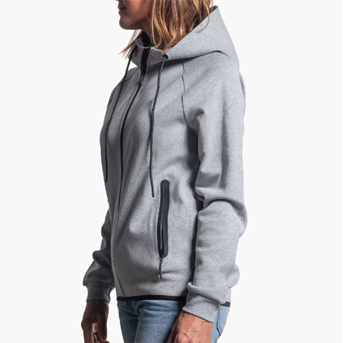 custom women's zip up hoodie
