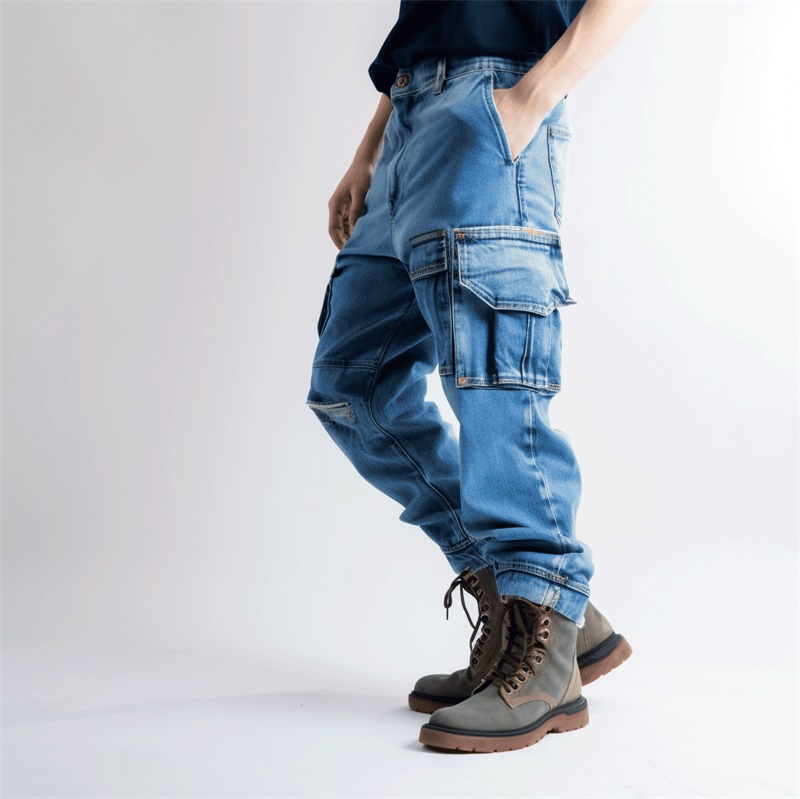cargo denim jeans (2)